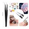 Rhinestone Picker Tool, Dual-ended Rhinestones Applicator Nail Art Design Tool, 2 Pack Acrylic Handle Nail Pen with 4 Extra Wax Tips and1 Tweezer